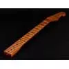 SMTFCRF Allparts  neck for Stratocaster®, tempered flamed maple, 10" radius, 21 tall frets, thin semi-gloss finish