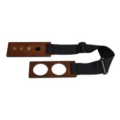   SP-20-R Artino  pinholder for cello, walnut with big holes for chair feet, adjustable with a strong nylon strap