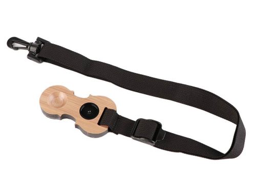 SP-27 Artino  pinholder for cello, bamboo, compact cello shaped, adjustable nylons strap, 2 different holes