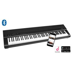   SP201+BK Medeli Performer Series digital stage piano, 88 keys hammer action (K6S), 2 x 20 watt, with Bluetooth