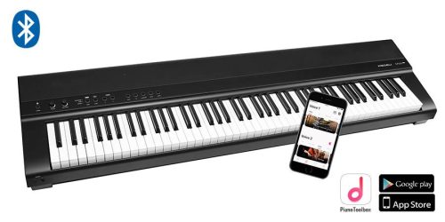 SP201+BK Medeli Performer Series digital stage piano, 88 keys hammer action (K6S), 2 x 20 watt, with Bluetooth