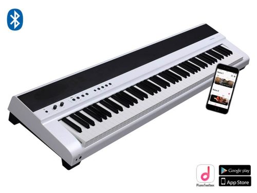 SP201+WH Medeli Performer Series digital stage piano, 88 keys hammer action (K6S), 2 x 20 watt, with Bluetooth - white