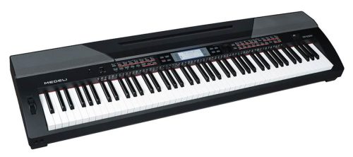 SP4200BK Medeli Performer Series digital stage piano with accompaniment, 88 keys hammer action (K6), 2 x 20 watt - black