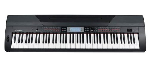 Medeli SP4200BK pian digital de scenă cu acompaniament – 88 clape hammer action (K6), 2 x 20W – Performer Series – negru