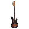 SPB62-3TS SX Retro Series 62 vintage P-style electric bass guitar, with split single coil pickup, with bag, sunburst