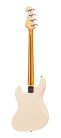 SPB62-VWH SX Retro Series 62 vintage P-style electric bass guitar, with split single coil pickup, with bag, vintage white