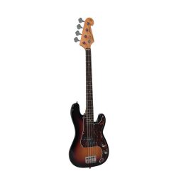   SPB6234-3TS SX Retro Series 3/4 scale length vintage 62 P-style electric bass guitar, with split single coil pickup, with bag,