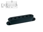 SPC-10-BK Boston  pickup cover, Stallion model single coil, 83,0-70,0x17,8x18,0mm, 3 pcs, black