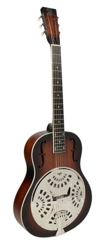 SPD14/DSB Royall Single Cone 14 fret resonator SPIDER 14, wooden body dark sunburst finish, with softcase