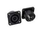 SPK-8MPG Boston  speaker chassis conn, 8-pole, male, square model 40 x 40mm