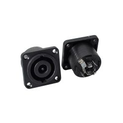   SPK-8MPG Boston  speaker chassis conn, 8-pole, male, square model 40 x 40mm