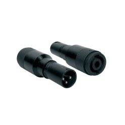   SPKA-40 Boston  adaptor, speaker 4-pole male black metal, XLR male