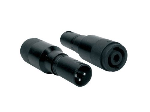 SPKA-40 Boston  adaptor, speaker 4-pole male black metal, XLR male