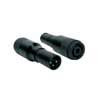 SPKA-40 Boston  adaptor, speaker 4-pole male black metal, XLR male