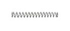 SPR-42 Boston  pickup mounting spring, straight, 12pcs, diam. 5mm, strong, length 42mm