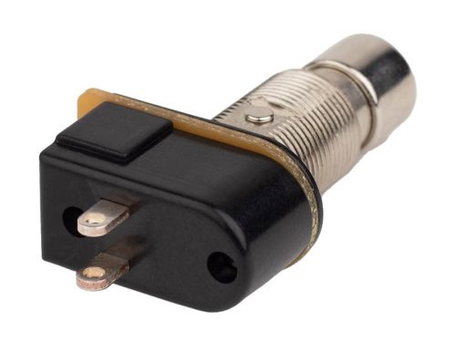 SPST-MOM Boston  momentary footswitch, normally open, soft touch, SPST (single-pole single-throw), for tap tempo