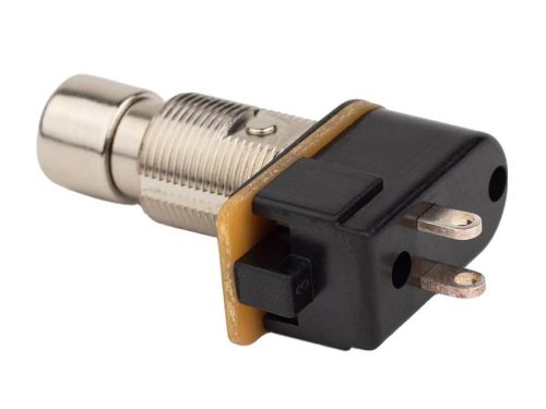 SPST-MOM Boston  momentary footswitch, normally open, soft touch, SPST (single-pole single-throw), for tap tempo