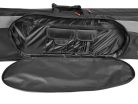 SPT-135-BG Boston Super Packer stage piano bag, 25 mm. padded, black & grey, with wheels, 1350 x 310 x 145 mm.