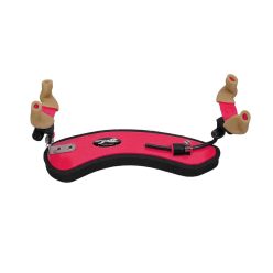   SR-24-PIN Wolf  shoulder rest for violin, forte secondo, glittering pink, fits 1/2-1/4
