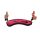 SR-24-PIN Wolf  shoulder rest for violin, forte secondo, glittering pink, fits 1/2-1/4