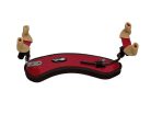 SR-24-RED Wolf  shoulder rest for violin, forte secondo, shinning sparkling red, fits 1/2-1/4