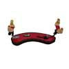 SR-24-RED Wolf  shoulder rest for violin, forte secondo, shinning sparkling red, fits 1/2-1/4