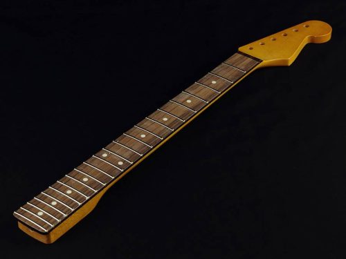 SRF Allparts  neck for Stratocaster®, rosewood fretboard, 12" radius, 22 jumbo frets, vintage tinted finish