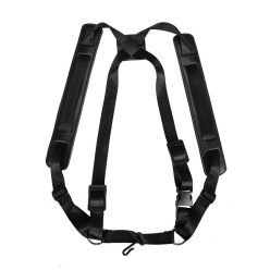   SRH-50-BK Boston  saxophone harness, leather look, padded, black, width: 50 mm