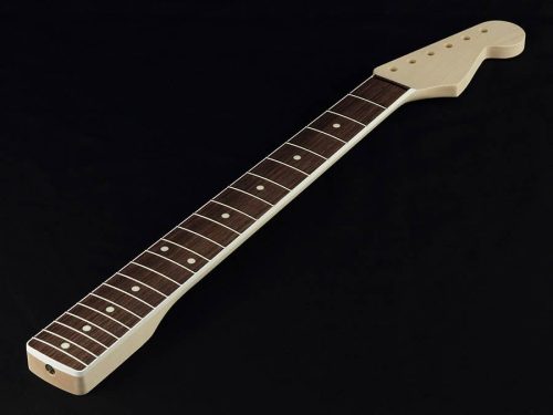 SRO21B Allparts  neck for Stratocaster®, rosewood fretboard, 7,25" radius, 21 tall frets, sanded/unfinished