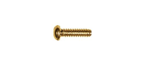 SS-20-G Boston  switch bolt, 3,4x12mm, 12pcs, dome head, 6-32 thread for USA lever switches, gold