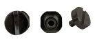 SS1-BK TonePros  SS1 locking studs, for USA guitars, black