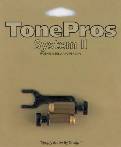 SS1-BK TonePros  SS1 locking studs, for USA guitars, black