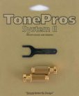 SS1-G TonePros  SS1 locking studs, for USA guitars, gold