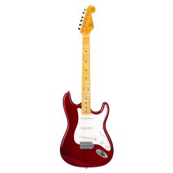   SST57-CAR SX Retro Series electric guitar 57 vintage style, 3 single coil pickups, vintage trem,candy apple red, gig bag