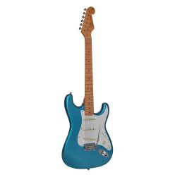   SST57-LPB SX Retro Series electric guitar 57 vintage style, 3 single coil pickups, vintage trem, lake placid blue, gig bag