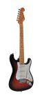 SST5734-2TS SX Retro Series electric guitar 57 vint. style, 3/4 scale, 3 single coil PU, vintage tremolo, sunburst, gig bag