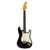 SX SST62-BK Retro Series E-Gitarre – 62er Vintage Stil, 3 Single Coils, Vintage Tremolo, Schwarz Hochglanz, mit Gigbag