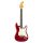 SST62-CAR SX Retro Series electric guitar 62 vintage style, 3 single coil pickups, vintage trem, candy apple red, incl.gig ba