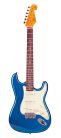 SST62-LPB SX Retro Series electric guitar 62 vintage style, 3 single coil pickups, vintage trem, lake placid blue, gig bag