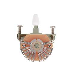   SSW-210-W Boston  lever super switch (20 contact points) 5-way, open model, vintage, with white cap