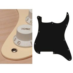   ST-100-C Boston  pickguard, Stallion, no holes (only screw holes), 1 ply, cream