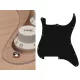ST-100-TR Boston  pickguard, Stallion, no holes (only screw holes), 1 ply, p.c.transparent