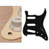 ST-113-C Boston  pickguard, Stallion, standard, SSS, 3 pot holes, 3-5 switch, 1 ply, cream