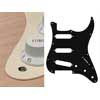 ST-113-VW Boston  pickguard, Stallion, standard, SSS, 3 pot holes, 3-5 switch, 1 ply, vintage white