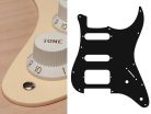 ST-122-C Boston  pickguard, Stallion, SSH, 2 pot holes, 3-5 switch,1 ply, cream