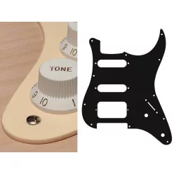   ST-122-C Boston  pickguard, Stallion, SSH, 2 pot holes, 3-5 switch,1 ply, cream