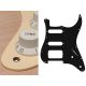 ST-122-C Boston  pickguard, Stallion, SSH, 2 pot holes, 3-5 switch,1 ply, cream