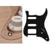 ST-122-TR Boston  pickguard, Stallion, SSH, 2 pot holes, 3-5 switch, 1 ply, transparent