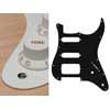 ST-122-W Boston  pickguard, Stallion, SSH, 2 pot holes, 3-5 switch, 1 ply, white