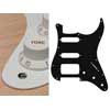 ST-123-W Boston  pickguard, Stallion, SSH, 3 pot holes, 3-5 switch, 1 ply, white